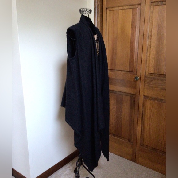 ISABEL MARANT FELICIA DRAPED TEXTURED ALPACA VEST SET - Picture 5 of 8